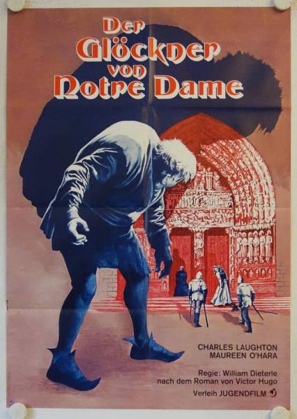 Der Glöckner von Notre Dame originales deutsches Filmplakat (R70s)